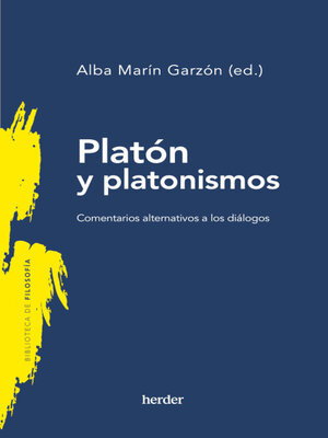 cover image of Platón y platonismos